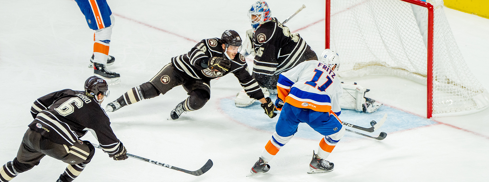 Bridgeport Islanders Youth CCM Away Jersey