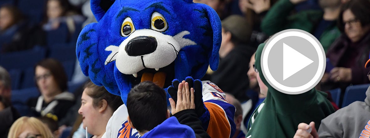 The mascot the Islanders unveiled at the same time they unveiled